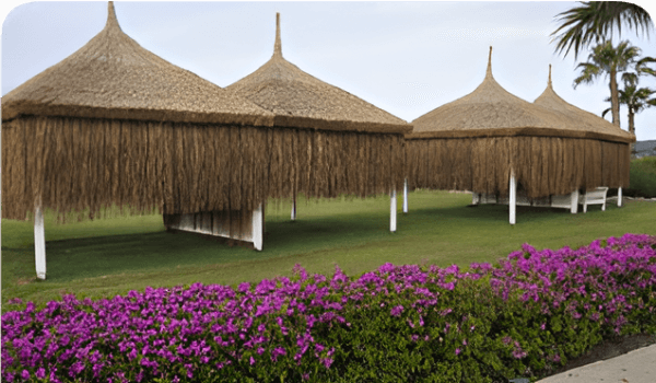 KİRPİ ÇATI (Palmiye Yaprağı, Kamış, Hasır, Bambu Kaplama)